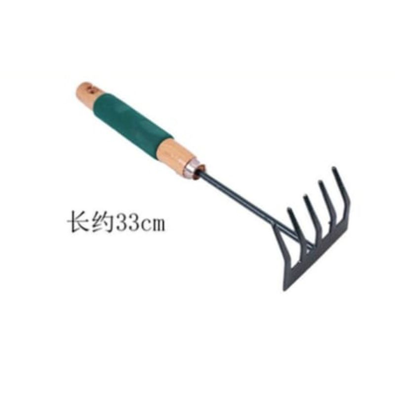 GENERICO - Herramienta De Jardin Rastrillo 33 Cm