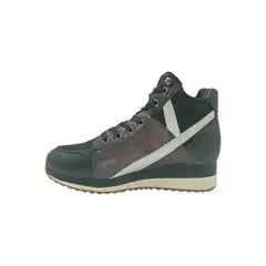 HERIEL - Zapatilla Negra Caña Mujer