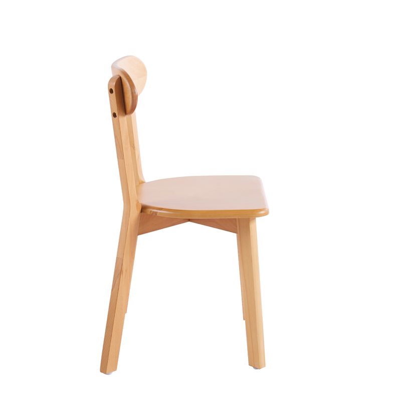 HABITA2 CHILE - Silla Fresno de Madera  - Natural y Negro