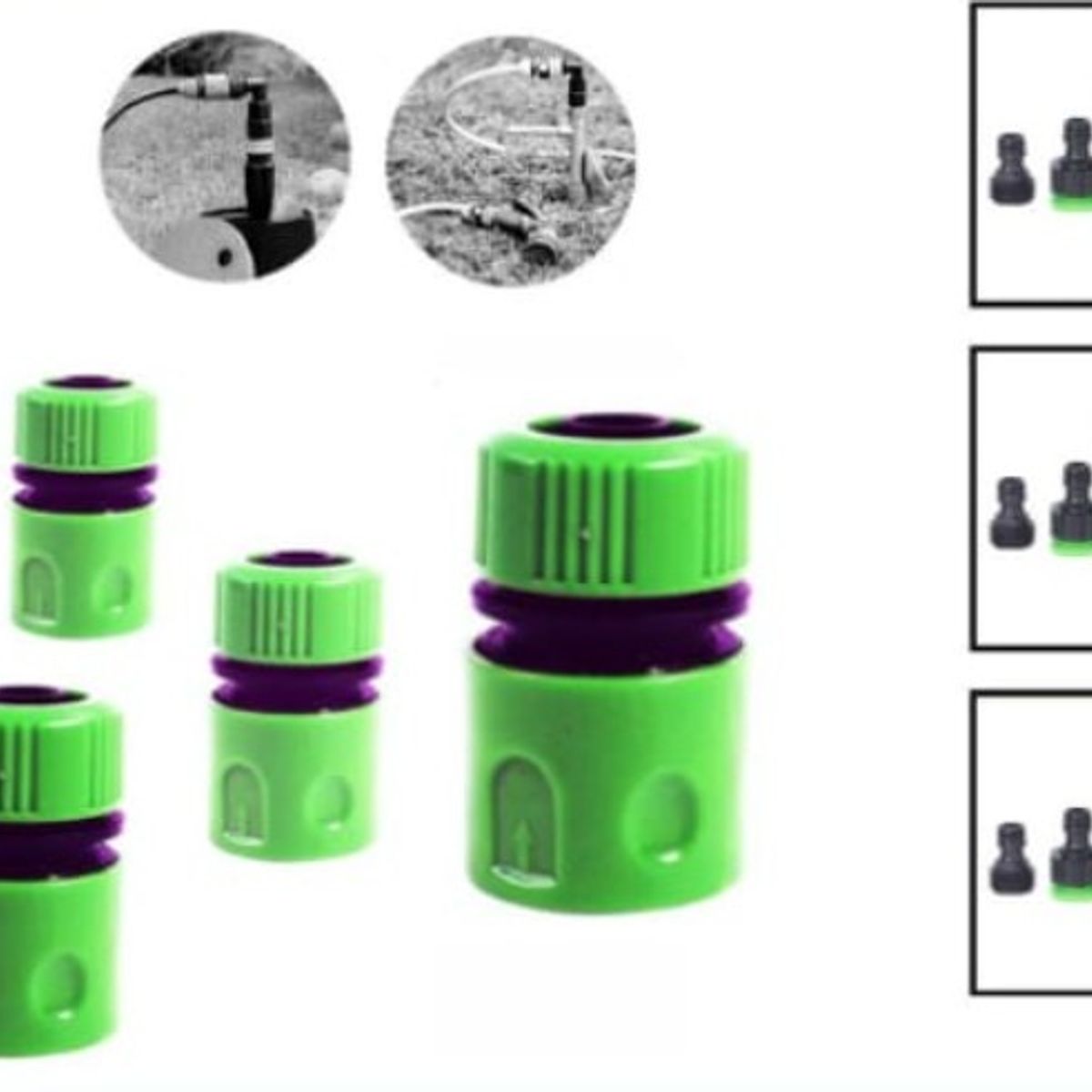 GENERICO - Conector Manguera 12 Para Jardin