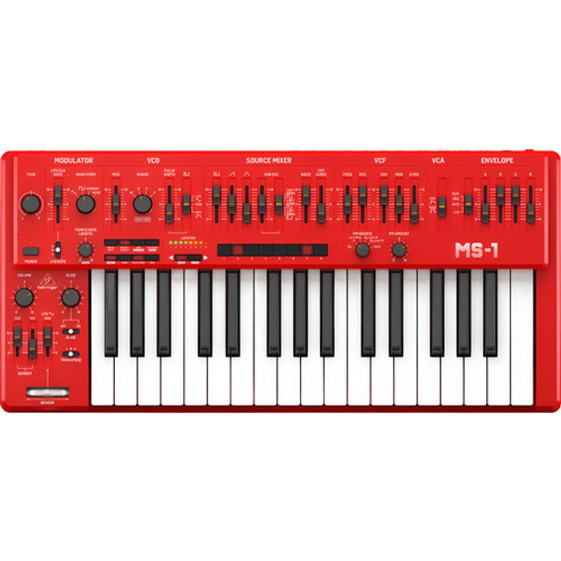 BEHRINGER - Sintetizador Behringer Ms1 Rojo