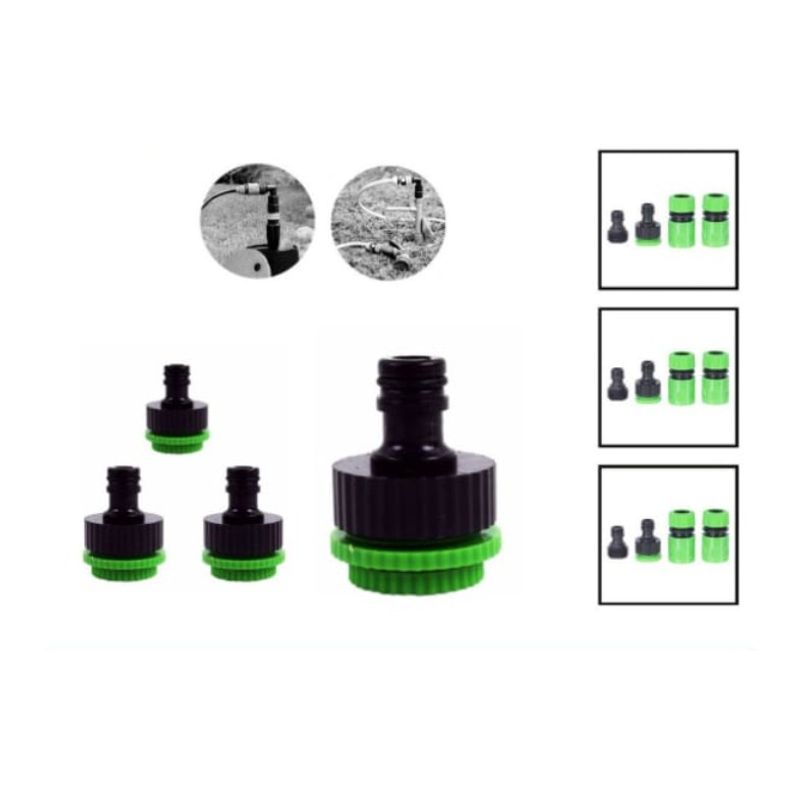 GENERICO - Conector Manguera 34 Para Jardin