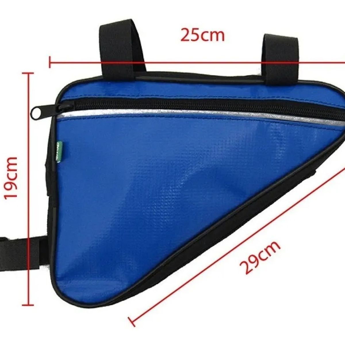 GENERICO - Bolso Triangular Bicicleta Abrojos Impermeable Trasero Azul