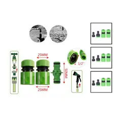 GENERICO - Conector Manguera 12 Para Jardin Mas Dos Eslabones