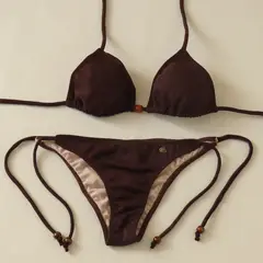 CREA PRINT - Sexy Bikini de mujer con Top Triángulo y Bottoms con tiras