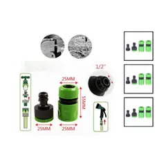 GENERICO - Conector Manguera 34 Para Jardin Mas Conector De Grifo