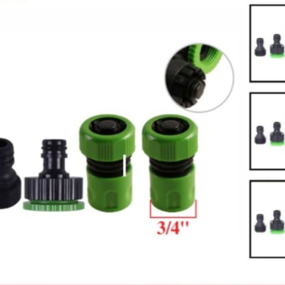 GENERICO - Conector Manguera 34 Para Jardin
