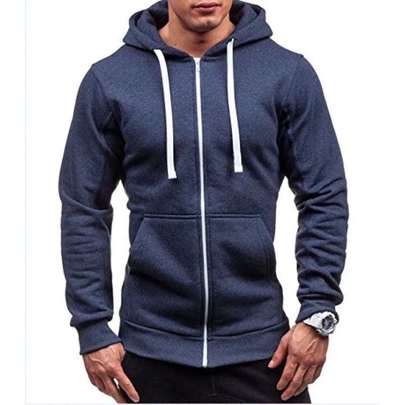 GIOIO - Sudadera Basica Caballero Sudadera Con Capucha Moda Informal