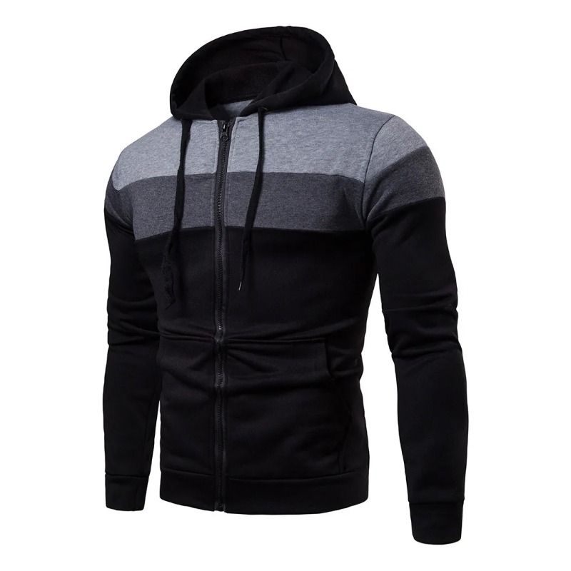 GIOIO - Sudadera Hombre Con Capucha De Calidad Con Cierre Hoodie