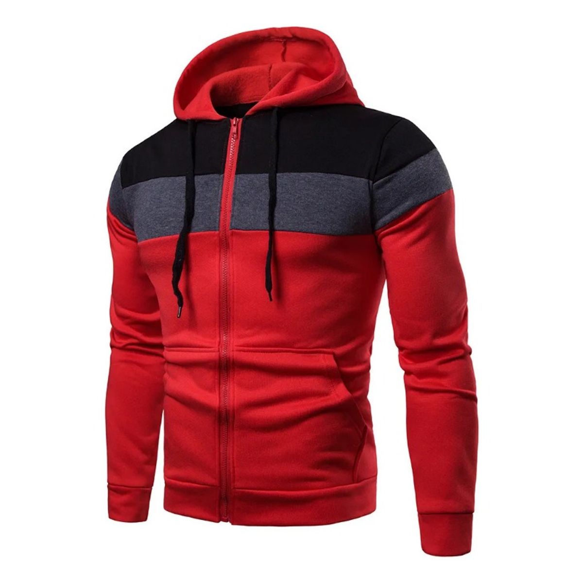 GIOIO - Sudadera Hombre Con Capucha De Calidad Con Cierre Hoodie