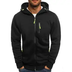 GIOIO - Sudadera Con Capucha Para Hombre Con Cierre Premium