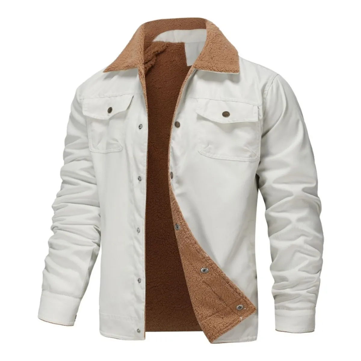 GIOIO - Cazadora Hombre Algodón Térmico Estilo Trabajo Urbano Premium​