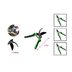 GENERICO - Tijera De Jardin Con Dientes Mango Bicolor 23 Cm
