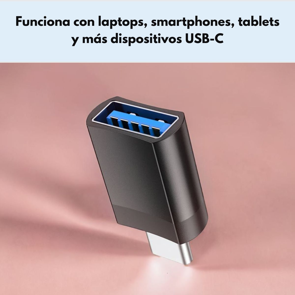 HOCO - Adaptador Usb A Tipo C Usb 3.0 Hembra A Macho Hoco Ua17 Otg