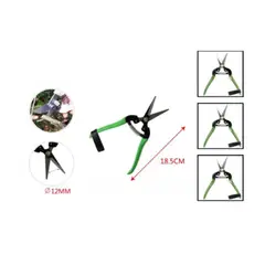 GENERICO - Tijera De Jardin Con Dientes Mango De Un Color 18,5 Cm