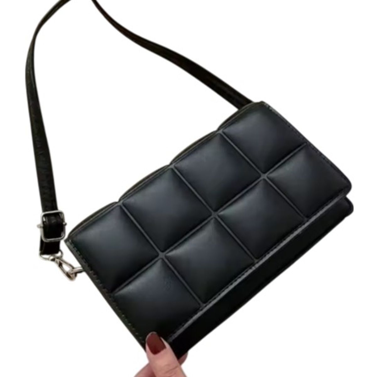 GENERICO - Bandolero negro de mujer Crossbody