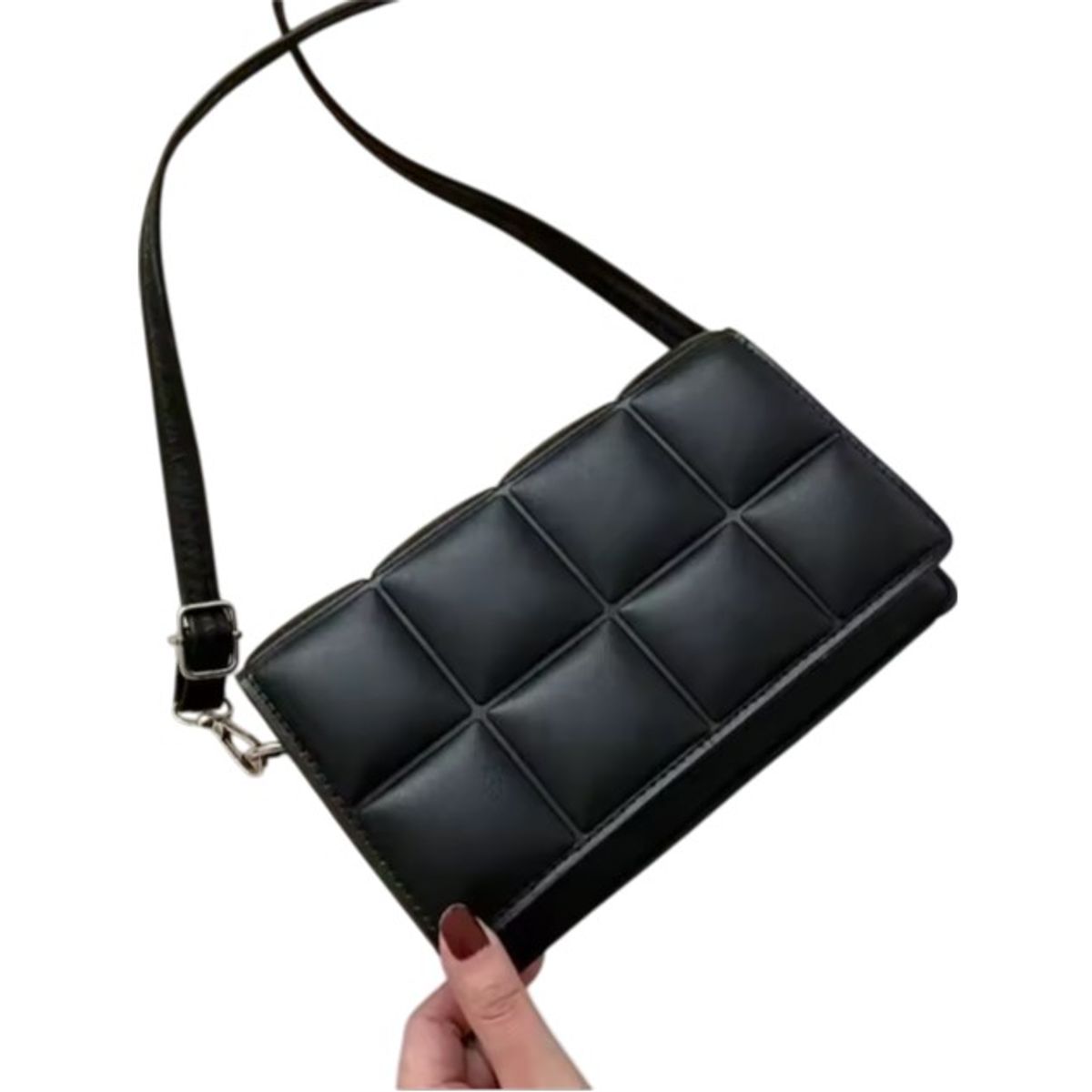 GENERICO - Bandolero negro de mujer Crossbody