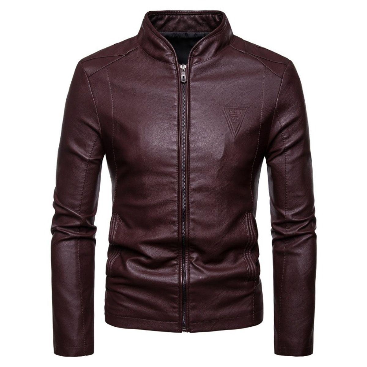 GIOIO - Chaqueta Hombre Corte Asiático Premium Cuello Alto Sintética Moderna​