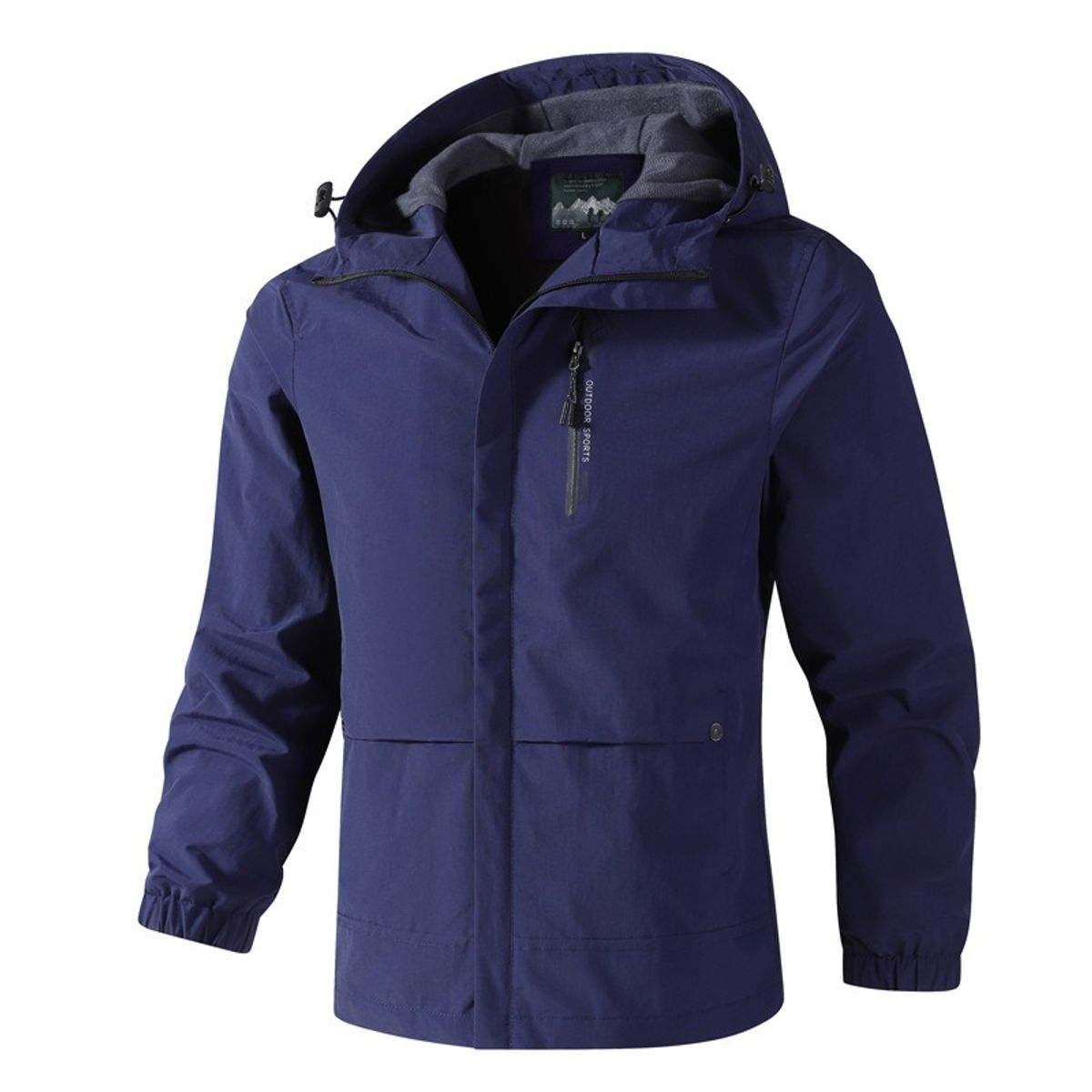 GIOIO - Chaqueta Técnica Hombre Capucha Ajustable Poliéster Táctico Urbana