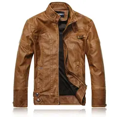 GIOIO - Chaqueta Sintética Hombre Cuello Alto Forro Polar Grueso Urbano Táctico​