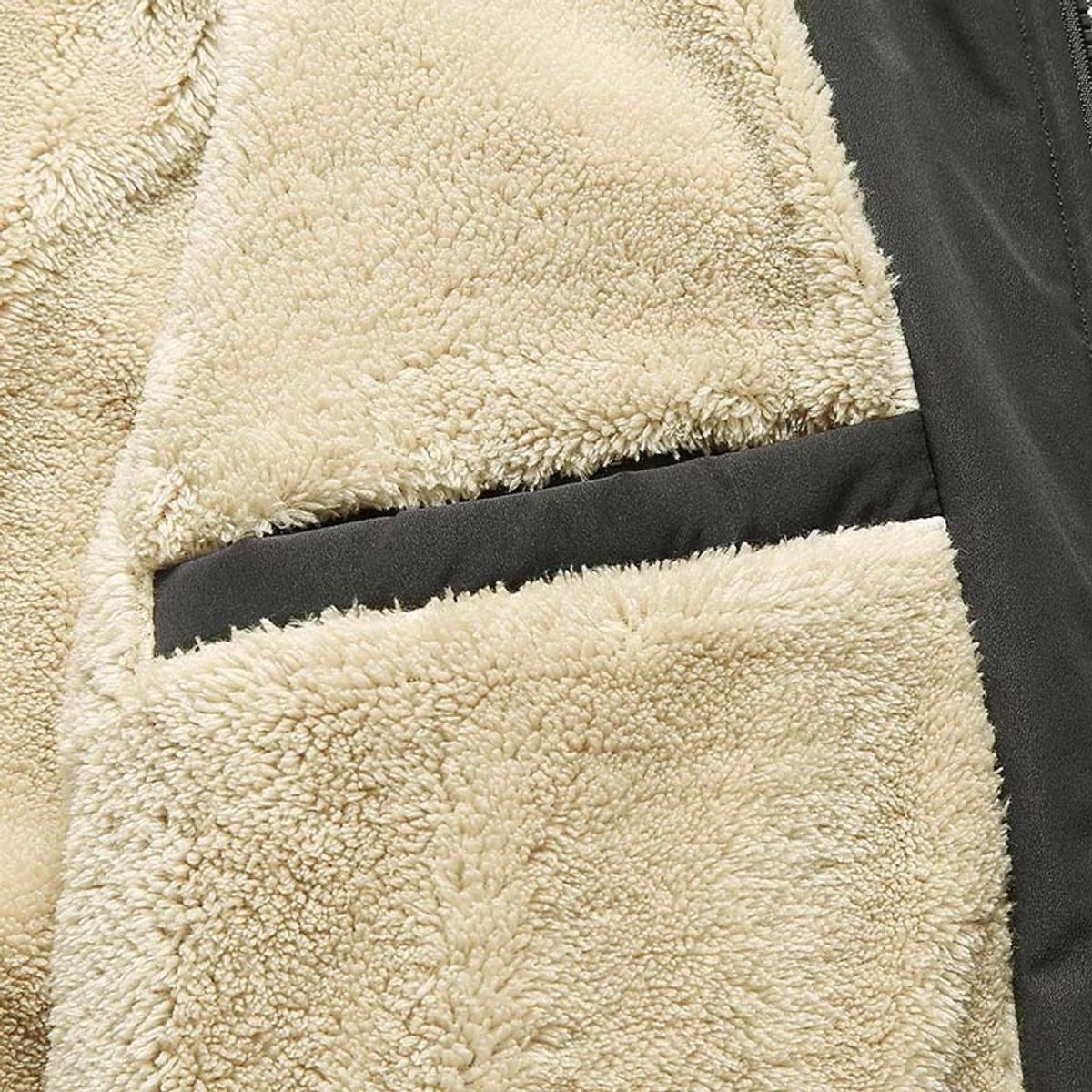 GIOIO - Chaqueta Hombre Algodón Térmico Cuello Alto Grueso Corte Preciso