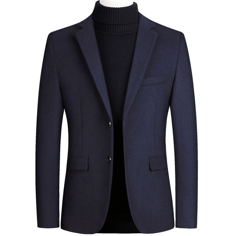 GIOIO - Saco Hombre Urbano Mezcla Lana Elegante Diario Oficina​