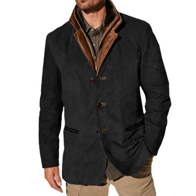 GIOIO - Chaqueta Trabajo Hombre Robusto Retro Urbano Estilo USA​