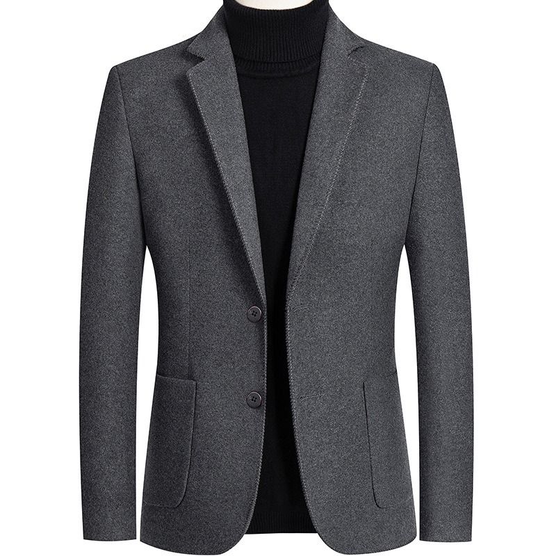GIOIO - Saco Hombre Urbano Mezcla Lana Elegante Diario Oficina​