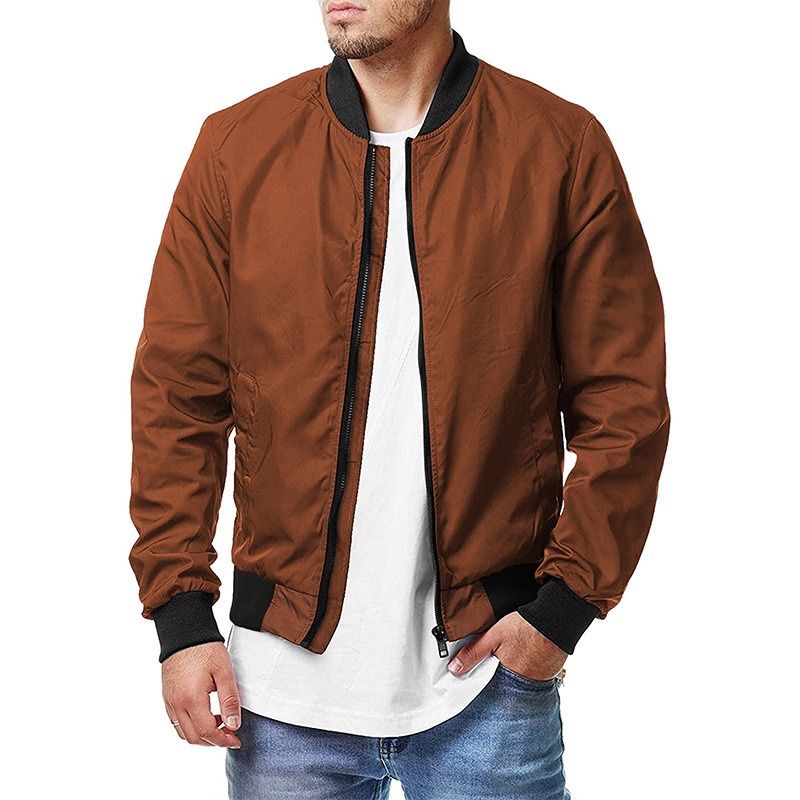 GIOIO - Chaqueta Bomber Hombre Urbana Moderna Cremallera Ligera​