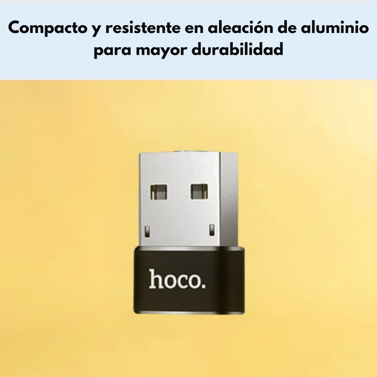 HOCO - Adaptador Convertidor Otg Usb A Tipo C Marca Hoco Ua6