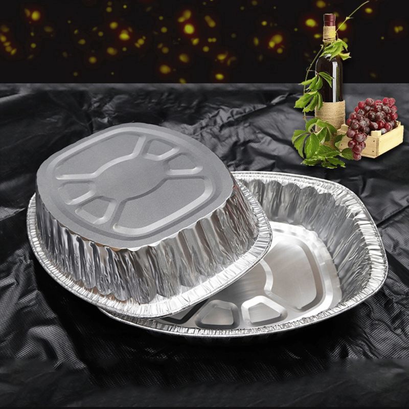 HOMESTAR - Bandeja Ovalada Aluminio Heavy Duty