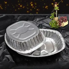 HOMESTAR - Bandeja Ovalada Aluminio Heavy Duty