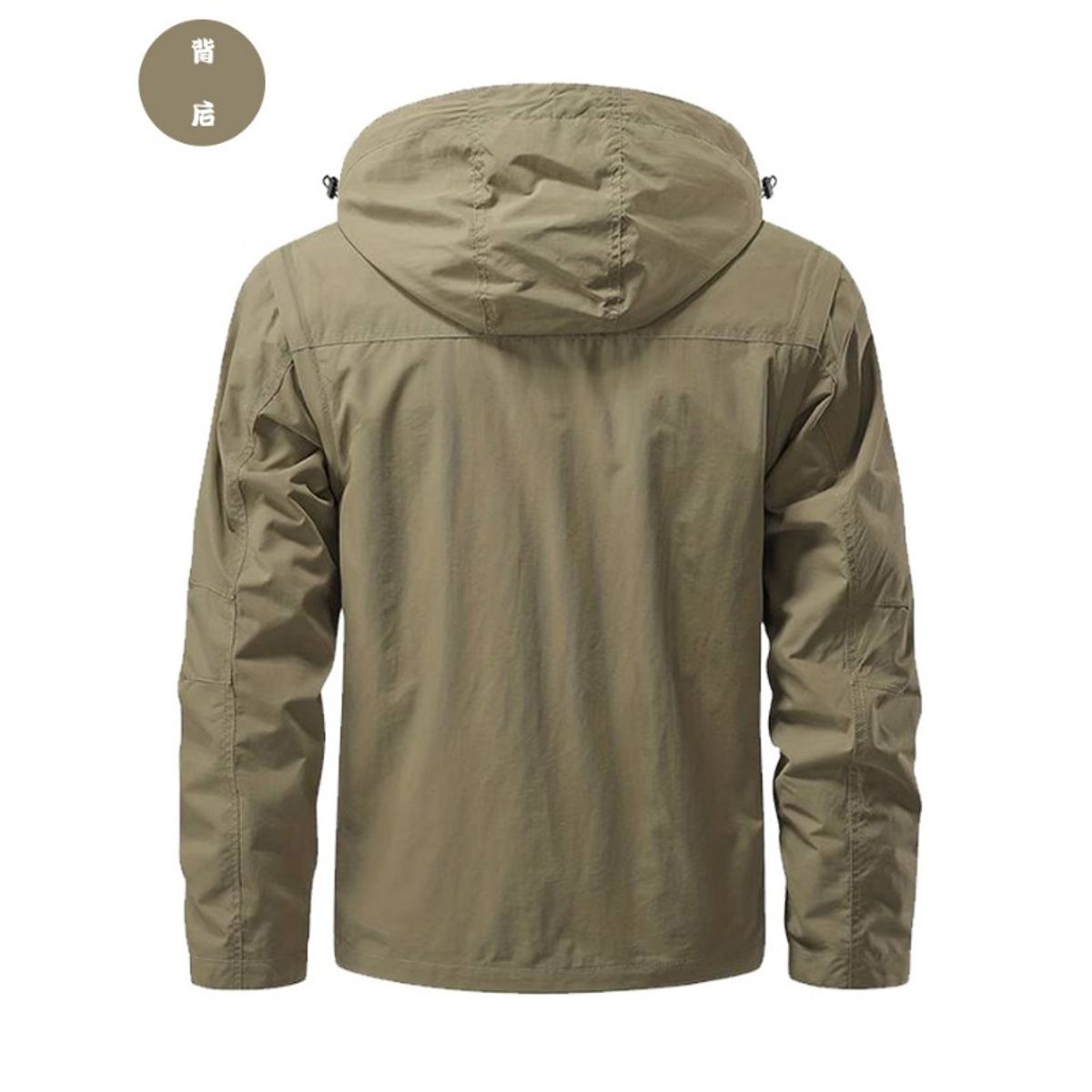 GIOIO - Chaqueta Técnica Mangas Desmontables Viento Resistente Bolsillos