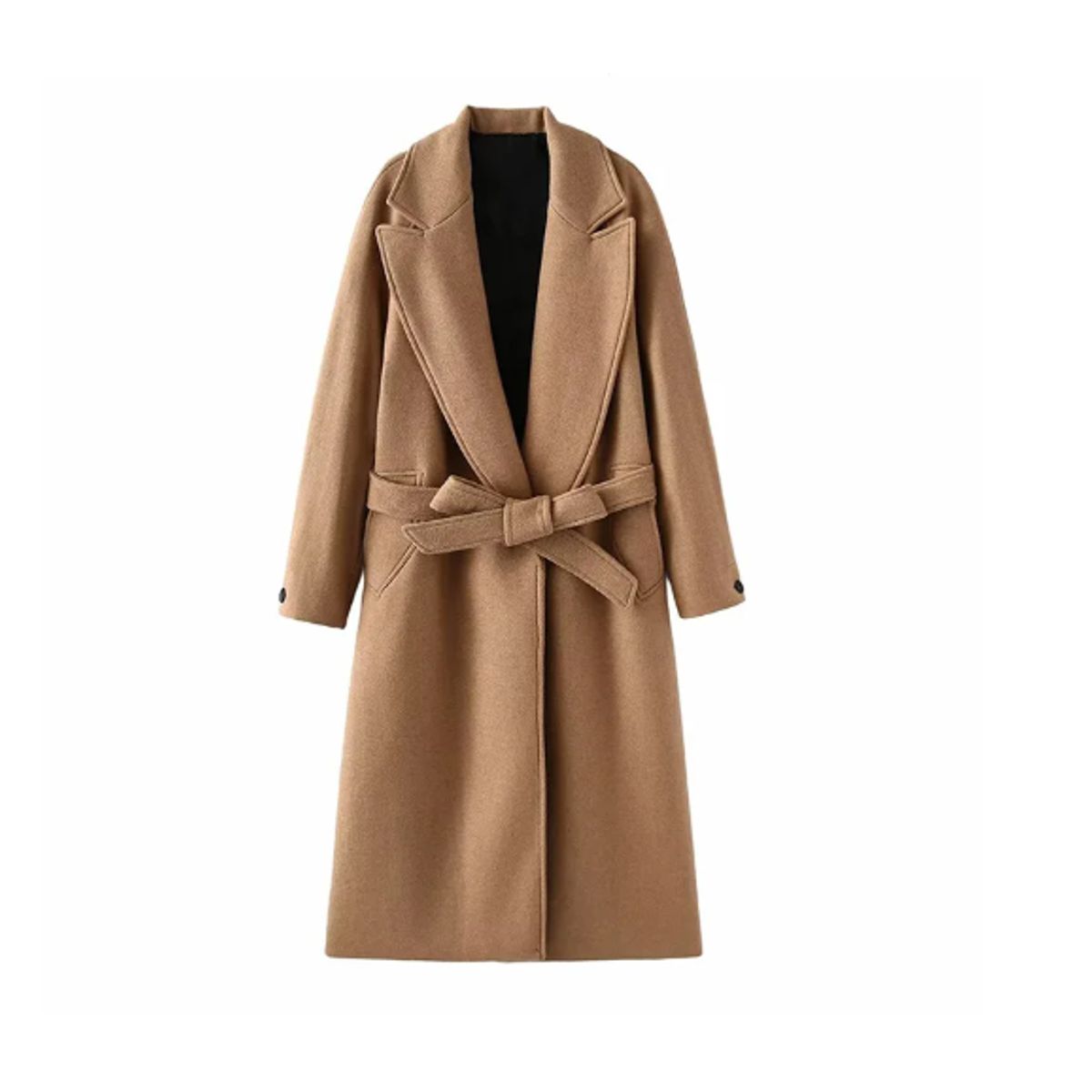 VELVET - Abrigo Largo Milano Camel