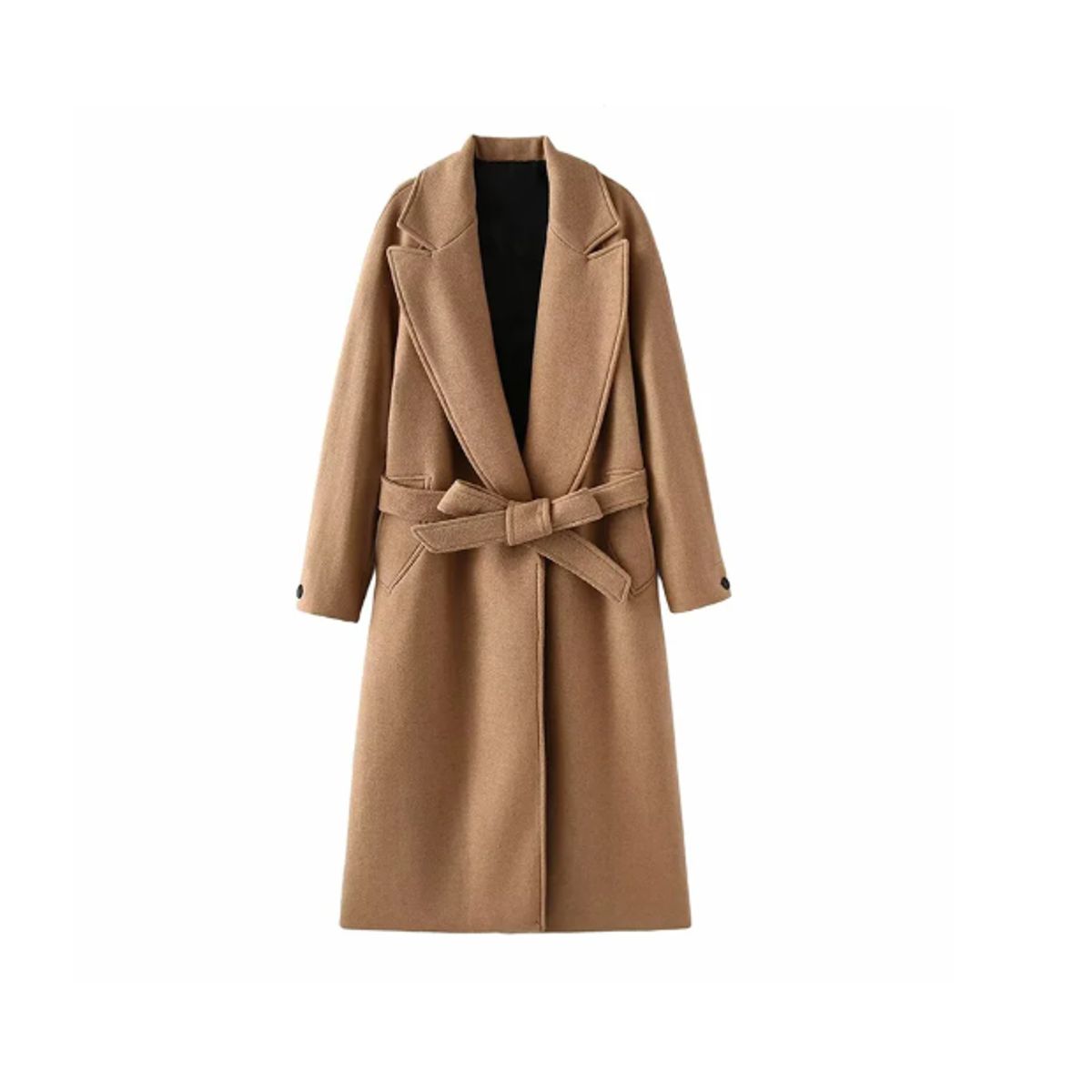 VELVET - Abrigo Largo Milano Camel