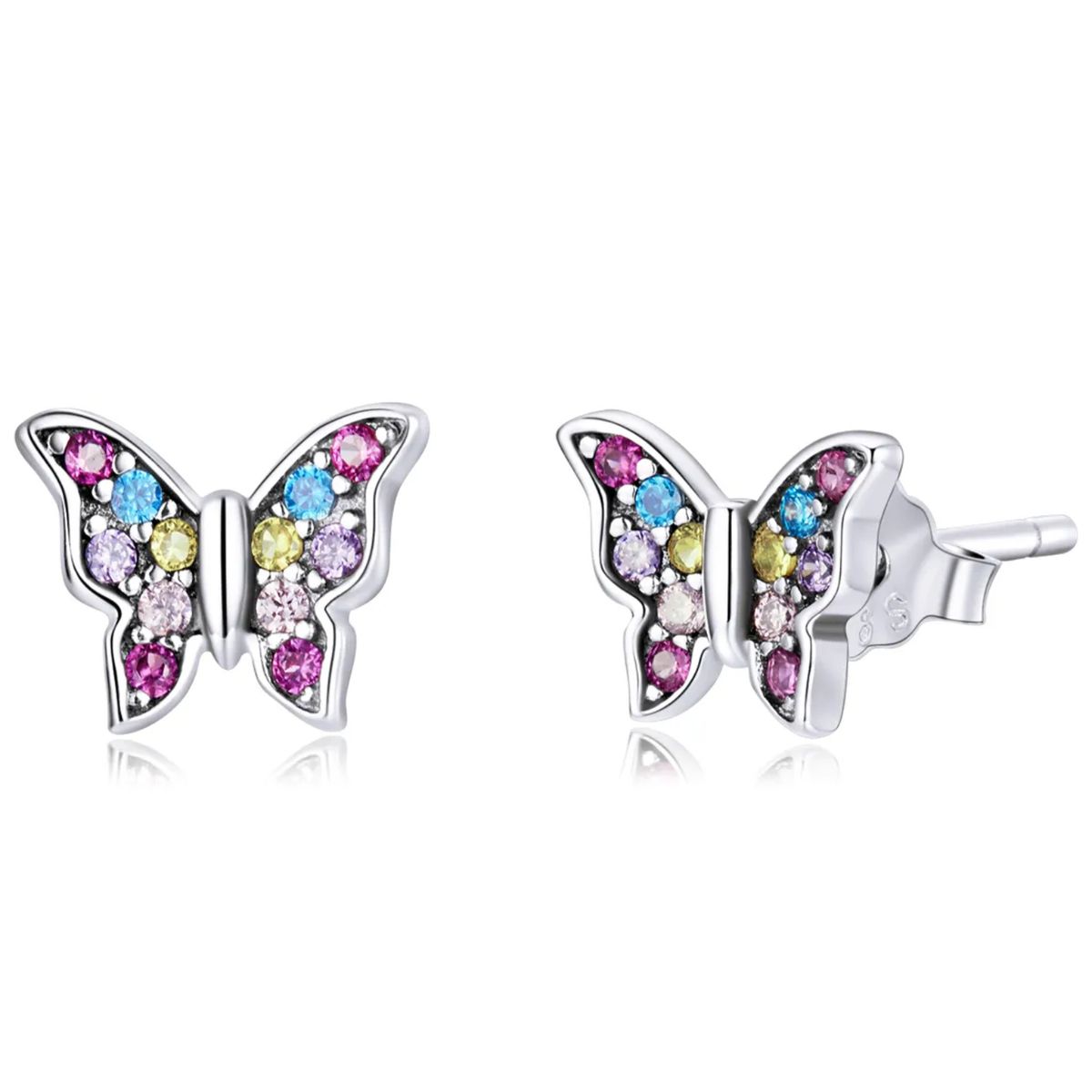 LK LUKSO - Aros en Plata 925 con Diseño de Mariposa