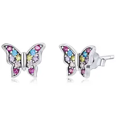 LK LUKSO - Aros en Plata 925 con Diseño de Mariposa