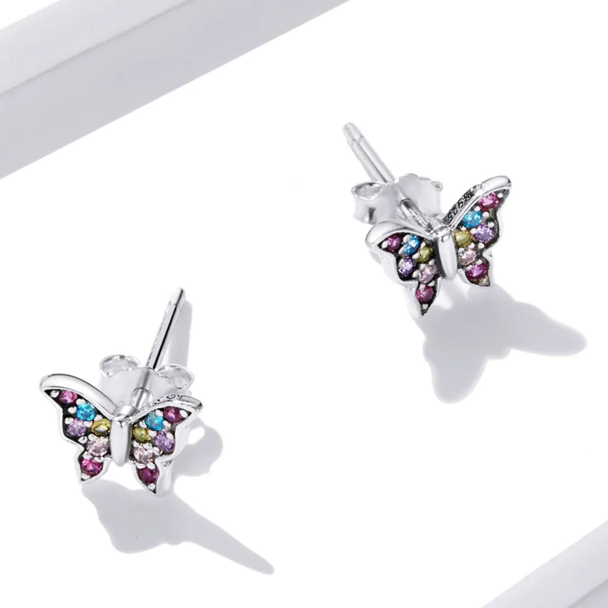 LK LUKSO - Aros en Plata 925 con Diseño de Mariposa