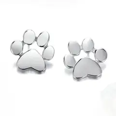 LK LUKSO - Aros Huella de Perrito en Plata 925