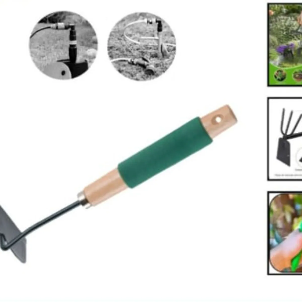 Azada De Jardineria Con Mango De Madera, marca GENERICO - Foto Principal