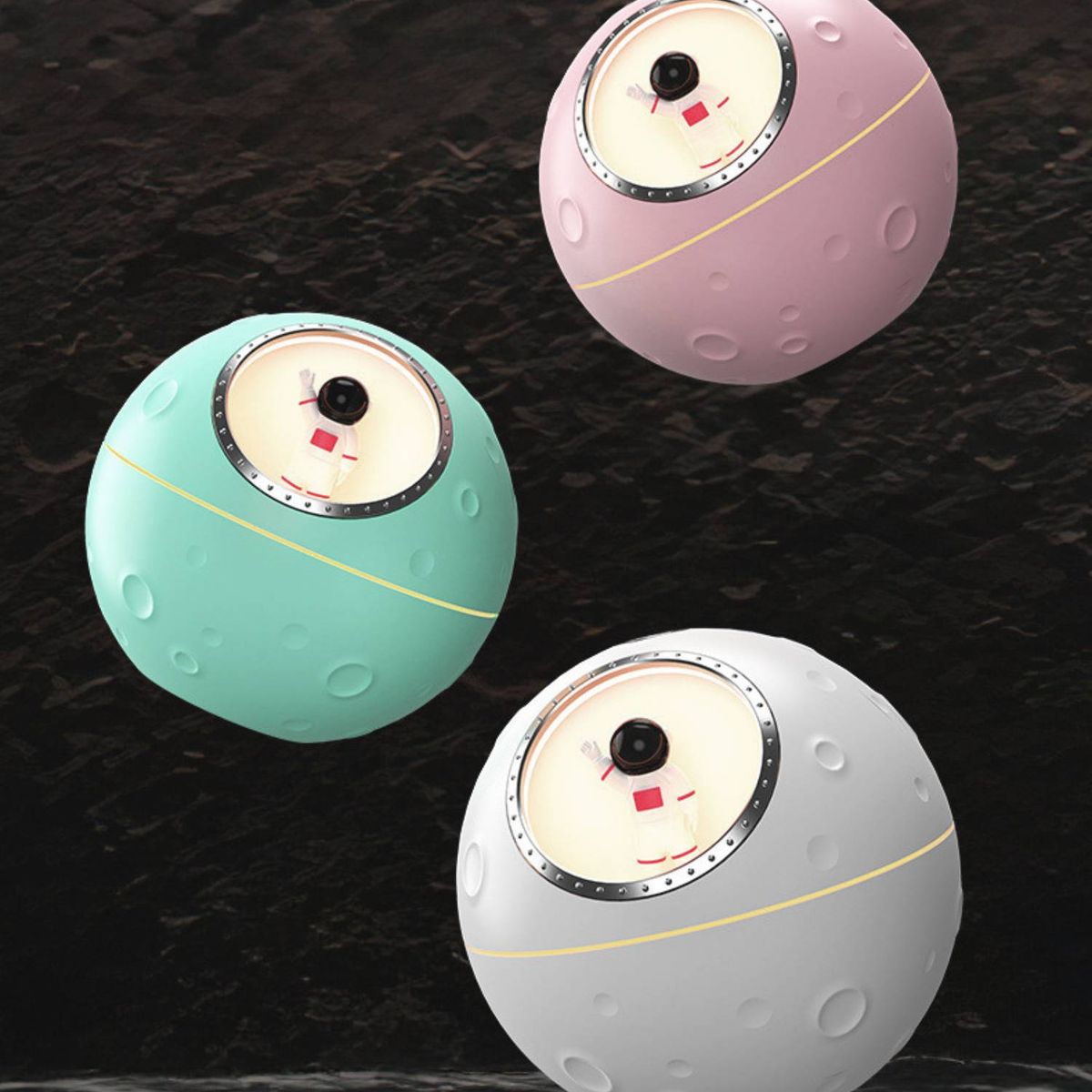 LA CASA DE LOS AROMAS - Humidificador Astronauta Lunar Verde