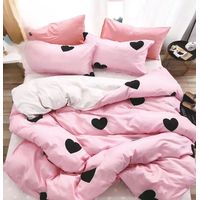 Juego de Sabanas 1.5 Plazas. 3 Piezas. Diseño Corazones