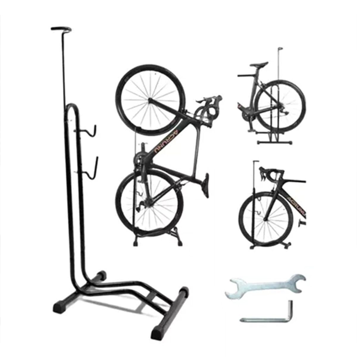ATURE - Bicicletero Genérico Soporte Estante Suelo Para 1 Bicicleta