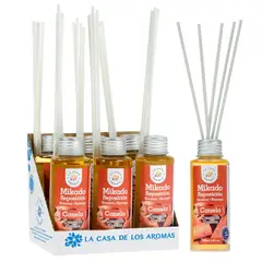LA CASA DE LOS AROMAS - Pack 6 Ambientador Mikado Canela 100ml