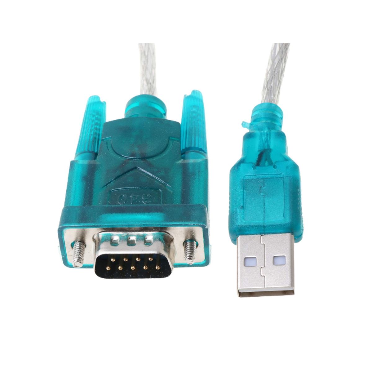 GENERICO - Cable Adaptador USB a RS232 DB9 80 cm COM de 9 Pines M/M
