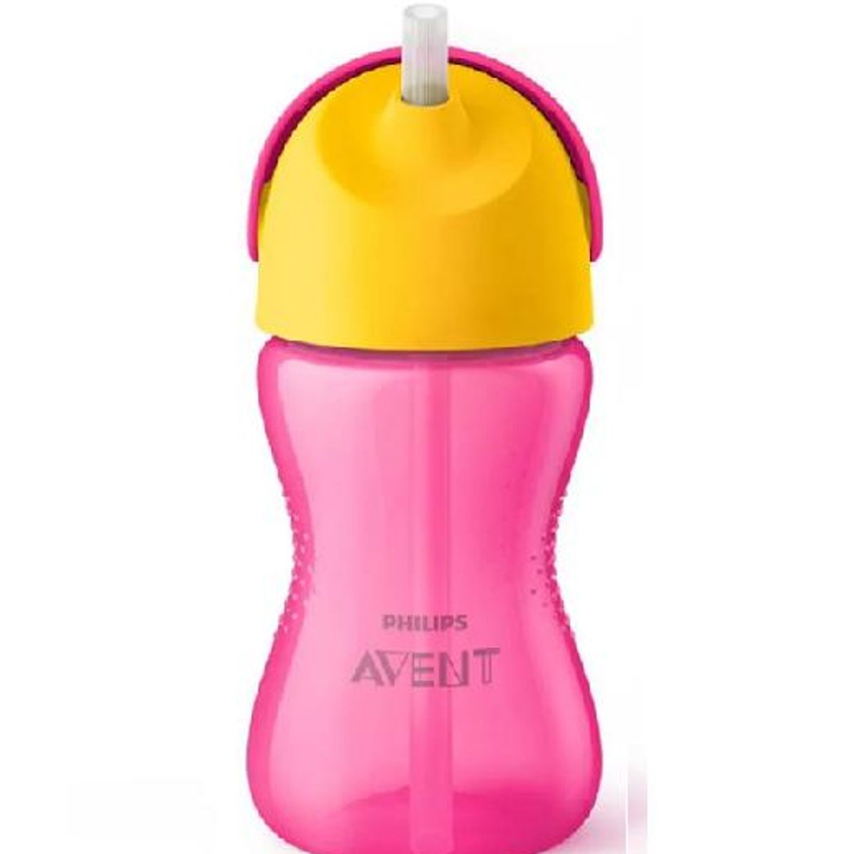 GENERICO - Vasos con bombilla Philips Avent color rosa