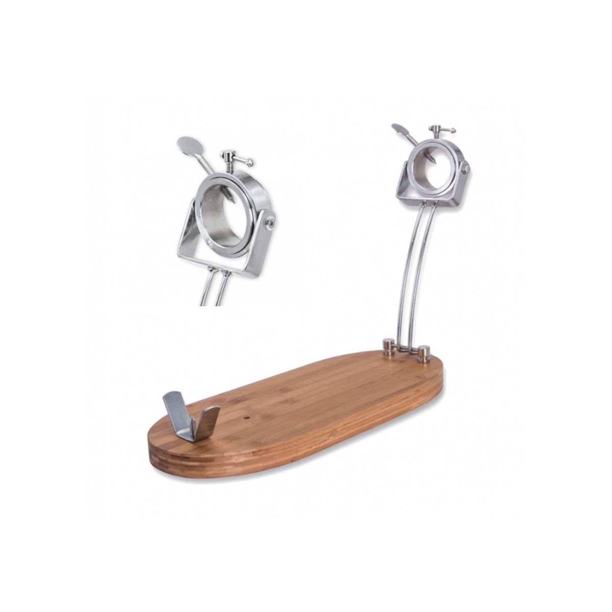 3 CLAVELES - Soporte Jamonero Incluye Cuchillo 25 Cm