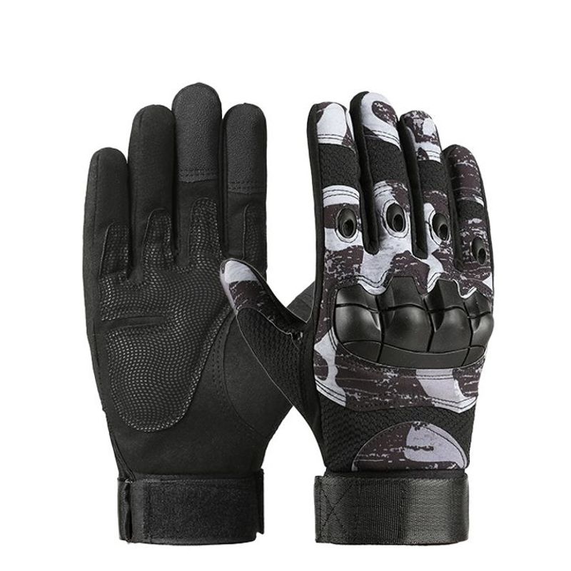 GENERICO - Guantes Tacticos Con Dedos Negro
