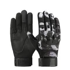 GENERICO - Guantes Tacticos Con Dedos Negro