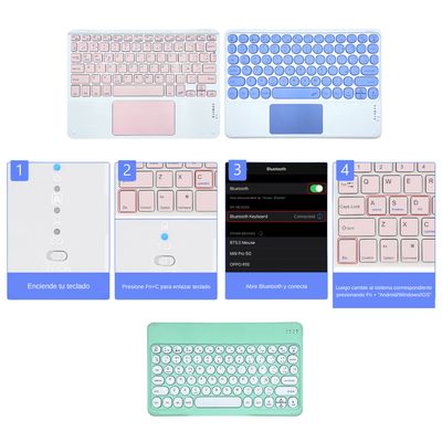 Imagen 2 del producto Fundas Con Teclado TouchPad Para iPad Mini 2-3-4-5 letra Ñ